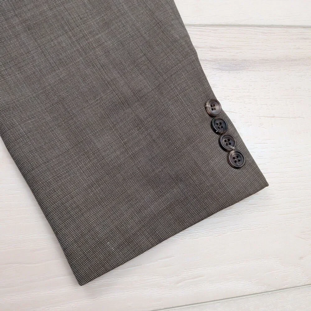 Vintage‎ Paul Stuart Blazer Sport Coat Mens 42L Wool Brown Jacket Made in Canada